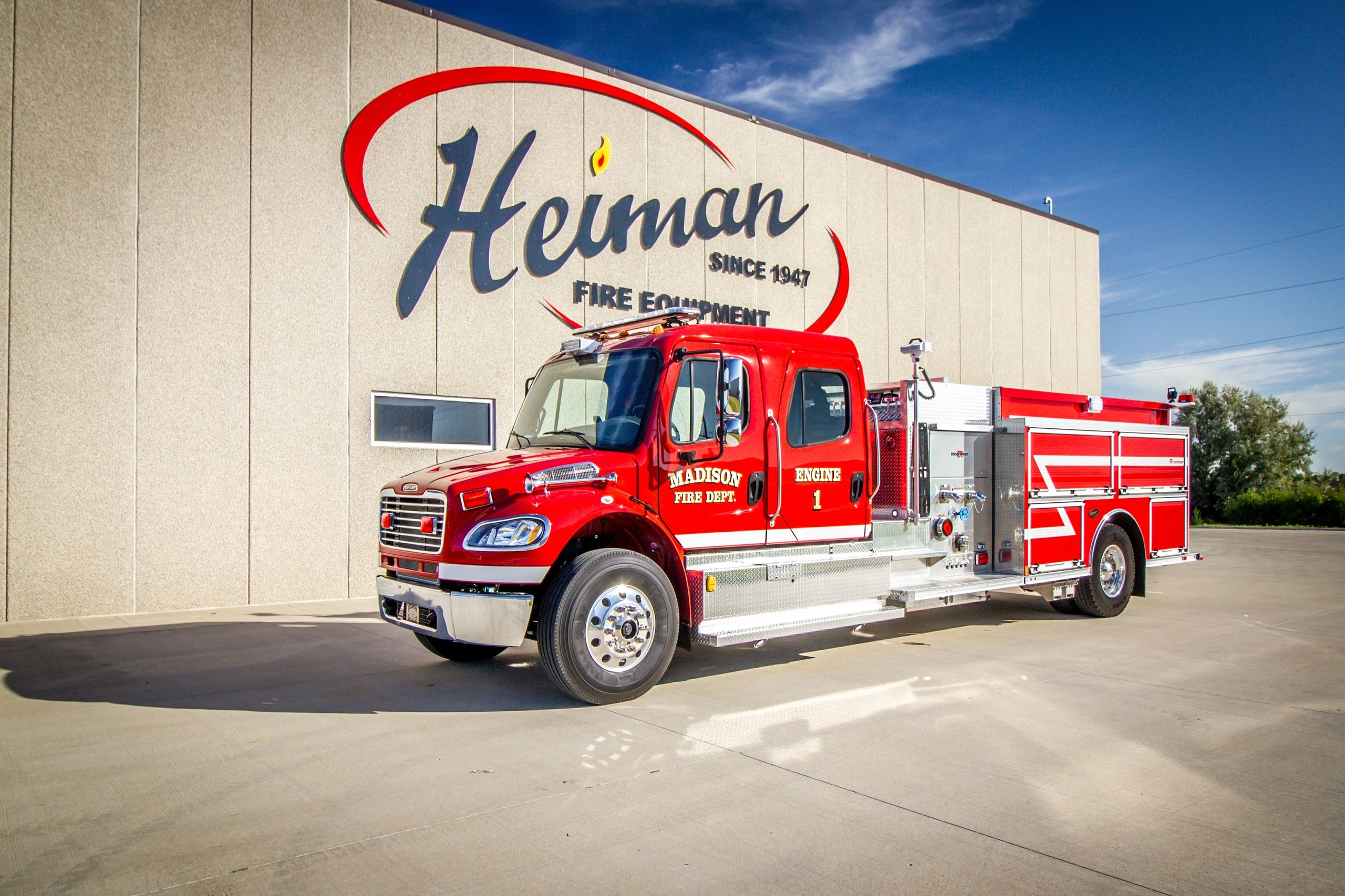 Madison, SD Fire Dept. Rosenbauer Pumper